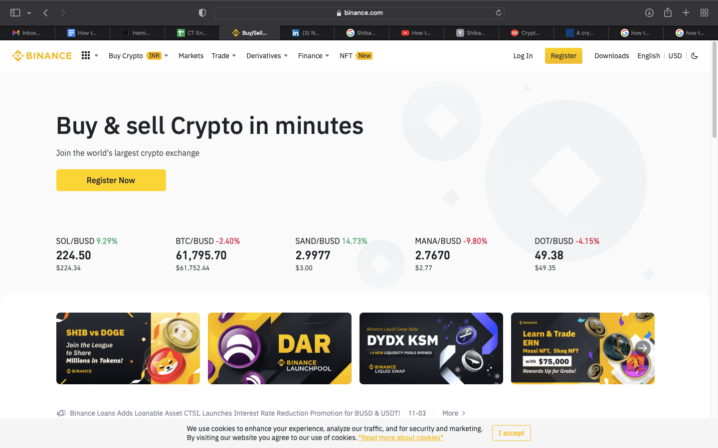 Buy cryptos