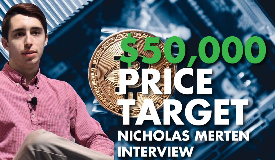 Nicholas Merten briefs on a $50,000 BTC on the Data Dash. Top crypto influncer of 2022