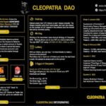 Opportunities Like This Only Come Around Once – Enter the Cleopatra DAO Today