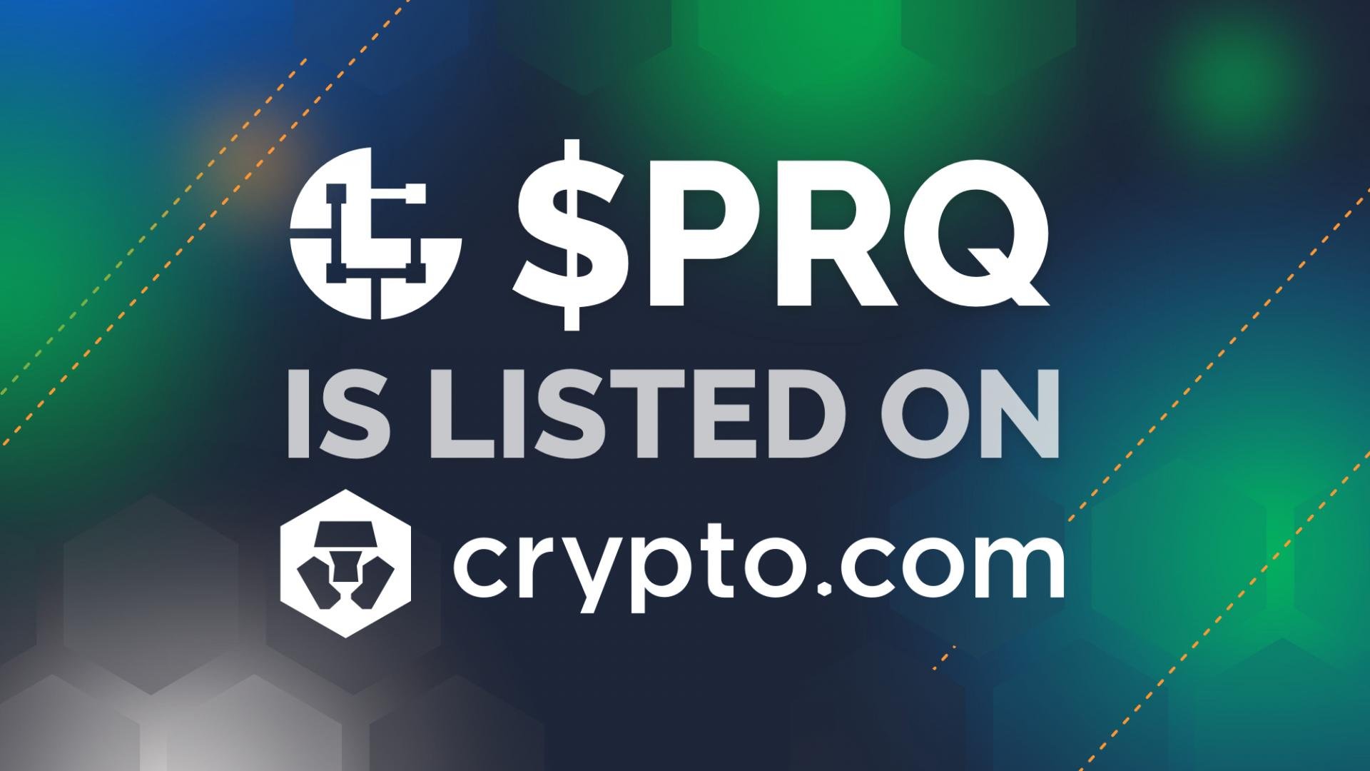 PARSIQ ($PRQ) Lands on the Crypto.com Exchange 10