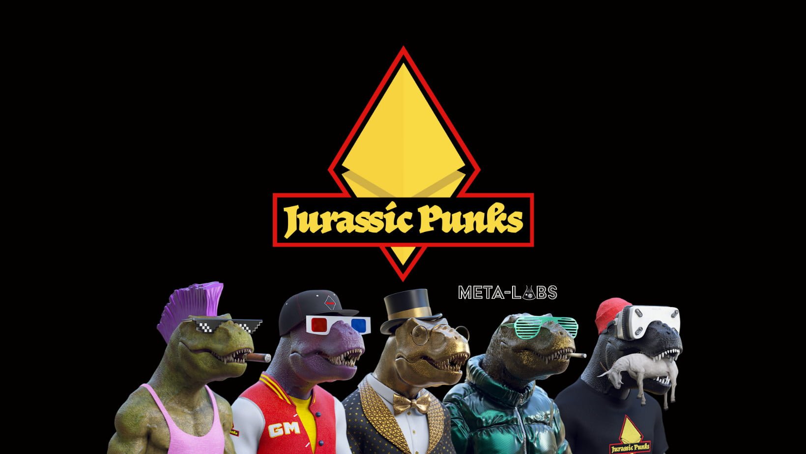 Jurassic Punks NFT - a unique generative NFT collection built in Unreal Engine 5 6