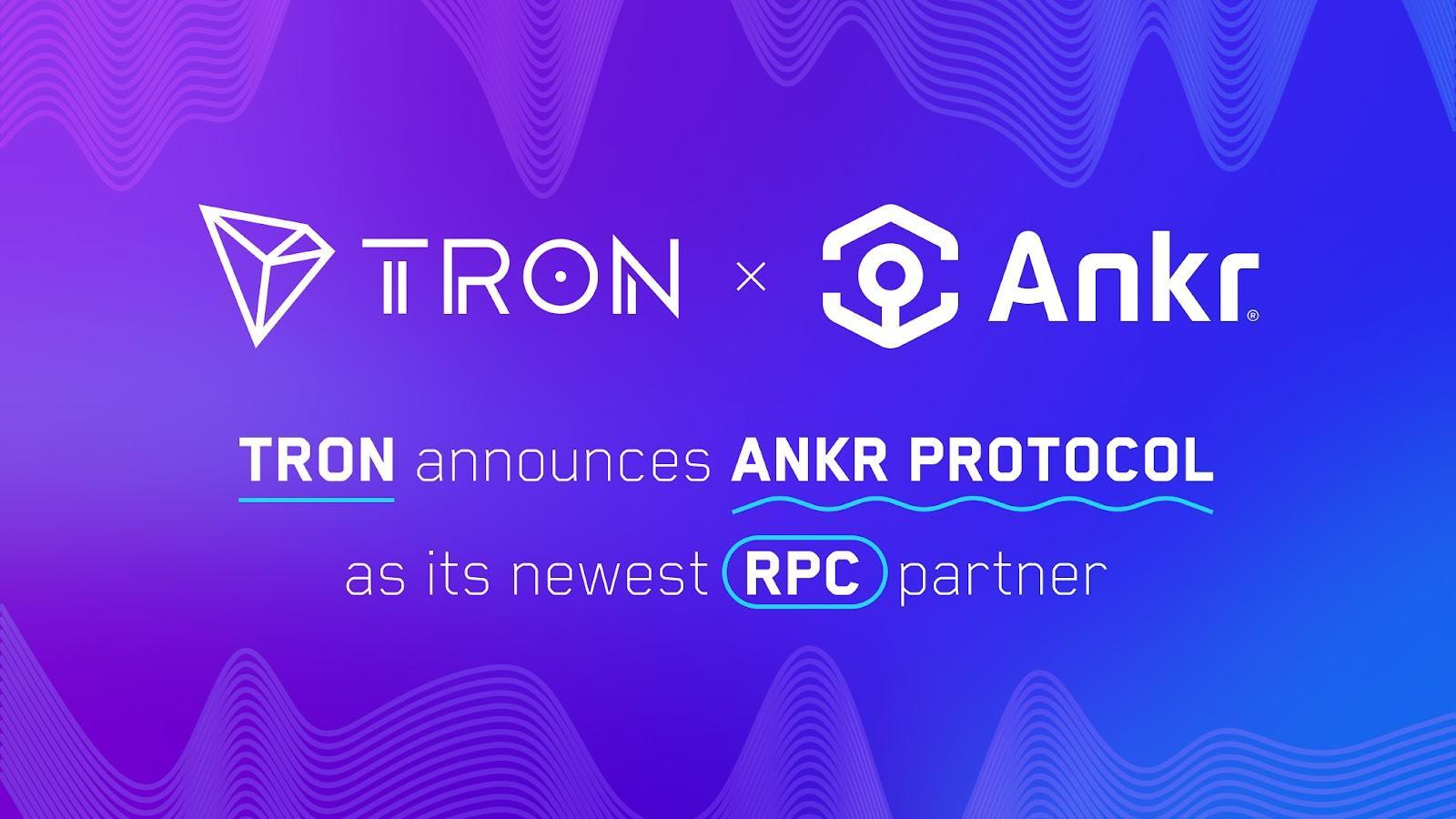 TRON Partners with Ankr To Improve Access To The Web 3 Infrastructure 2