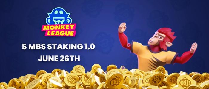 MonkeyLeague Launches Initial $MBS Staking Support And Raffles For Highly Coveted Rewards 2
