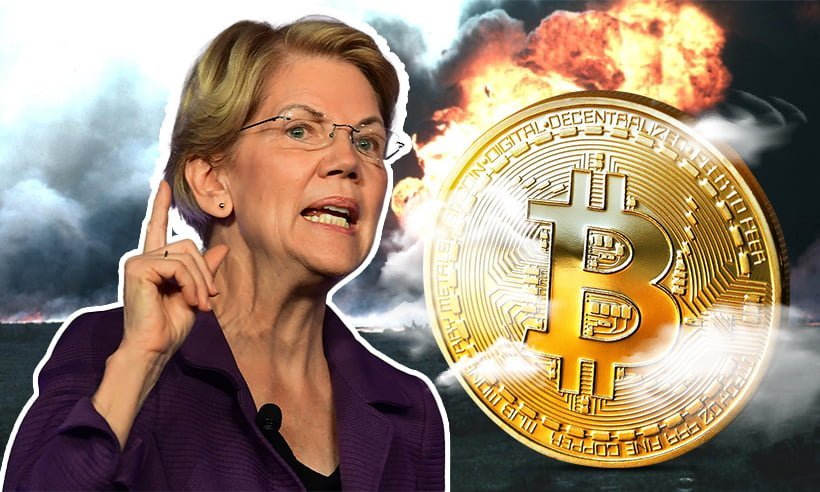 Elizabeth Warren seeks to stop the involvement of Wall Street Bank in crypto 10