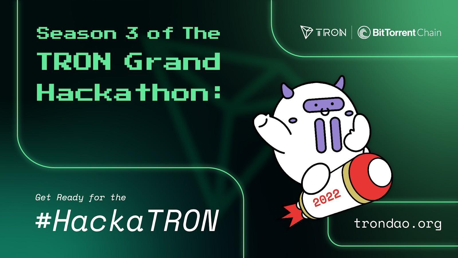 Season 3 of The TRON Grand Hackathon: Get Ready for the #HackaTRON 13