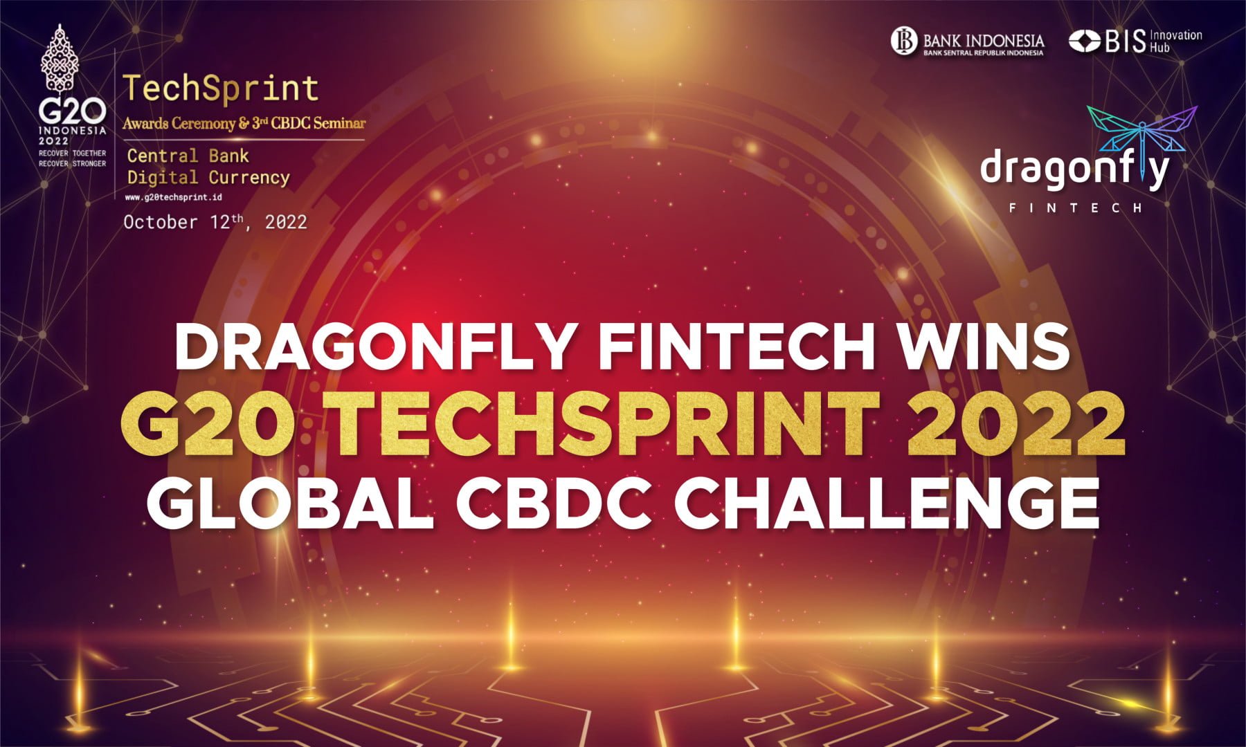 Dragonfly Fintech Wins G20 TechSprint CBDC Challenge 6