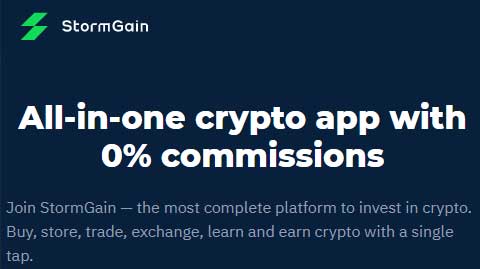Stormgain - Crypto Trading Signals for FREE