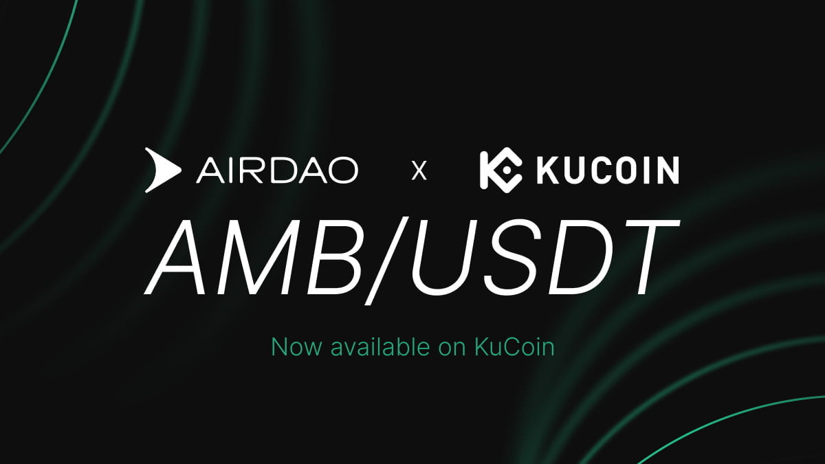 KuCoin lists AirDAO's $AMB token with a $USDT pair 2