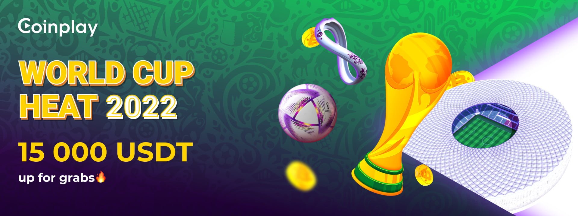 World Cup is more exciting with Welcome bonus up to 5,000 USDT from Coinplay 14