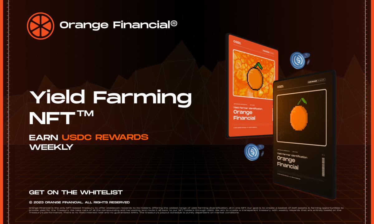 Orange Financial To Launch Innovative Yield Farming Treasury - Stablecoin Rewards for NFT Holders 6