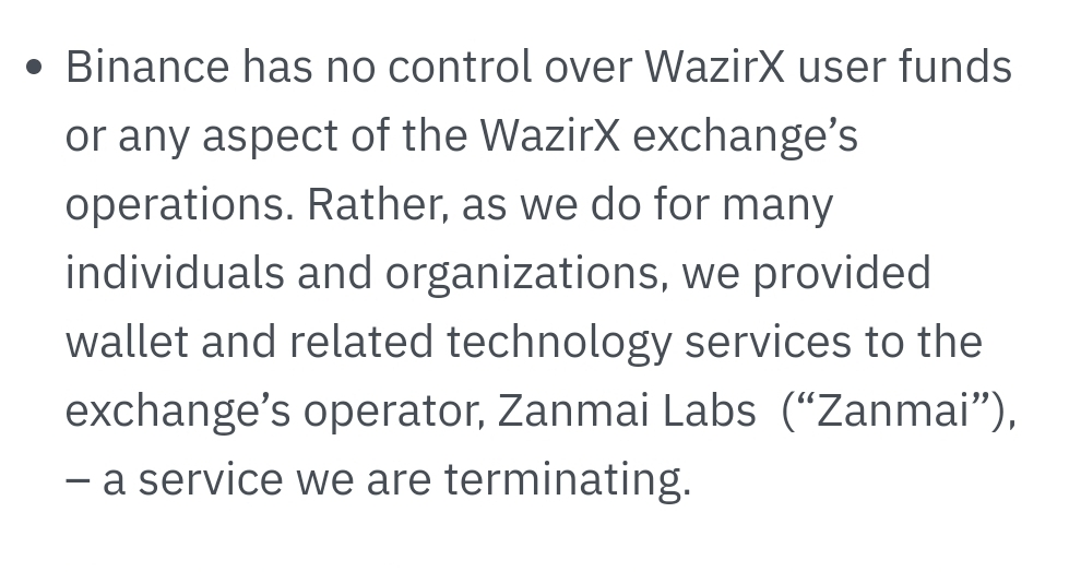 WazirX exchange says Binance allegations are fake 4