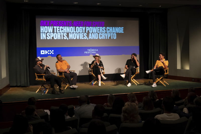 OKX and McLaren Racing Host Panel on Technology in Sports and Film at Tribeca Festival 5