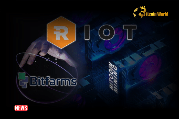 Riot Platforms Proposes To Acquire Bitfarms For $2.30 Per Share