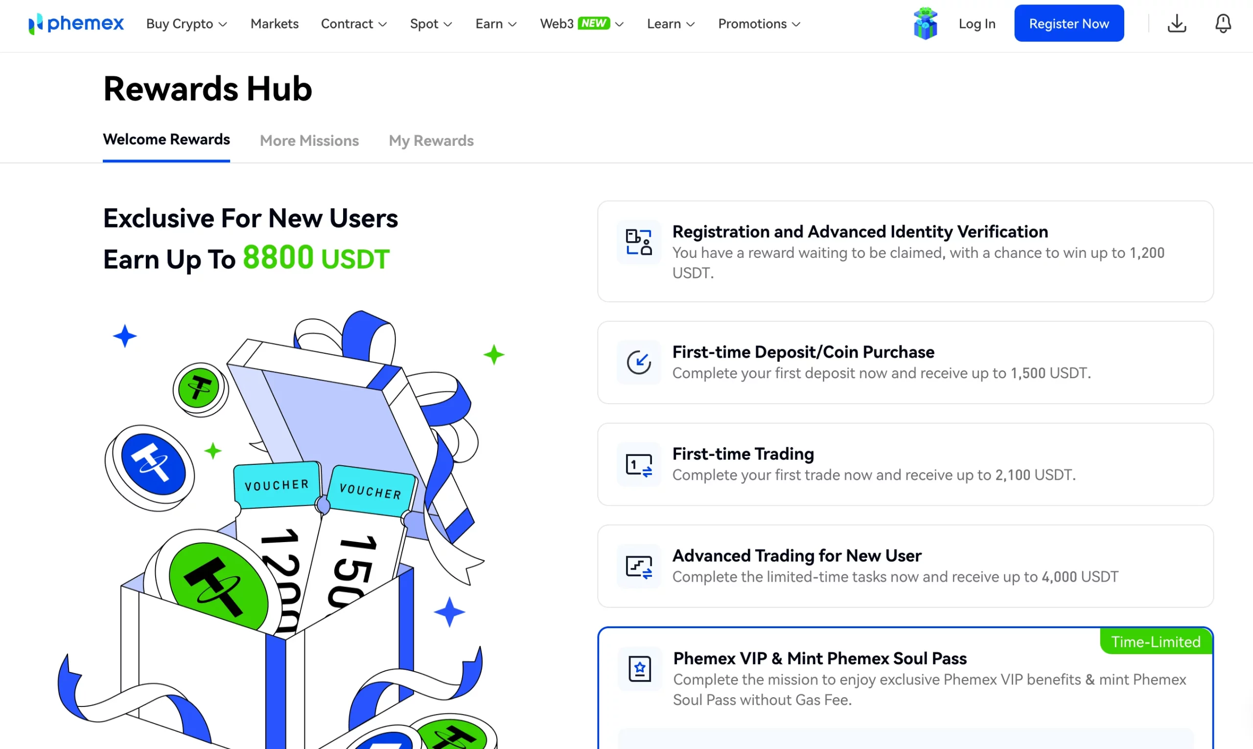 Phemex Rewards