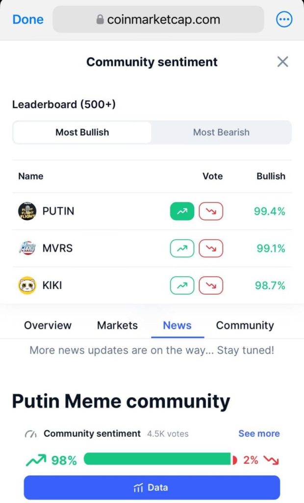 Putin Memecoin: The Bullish Trendsetter Taking Over the Crypto World 5