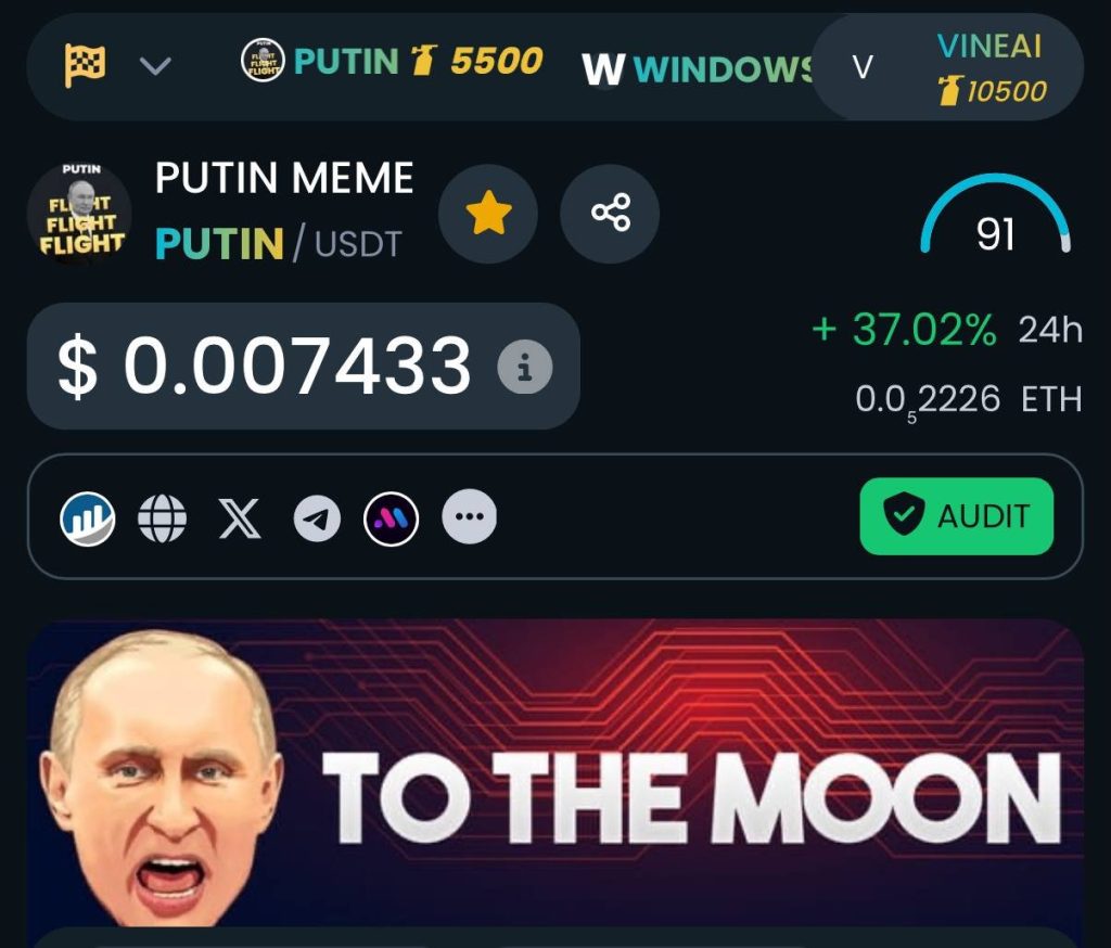 Putin Memecoin: The Bullish Trendsetter Taking Over the Crypto World 4