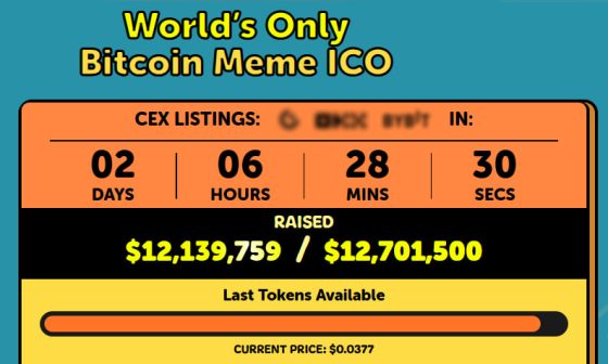 Bitcoin Pepe Presale Chart