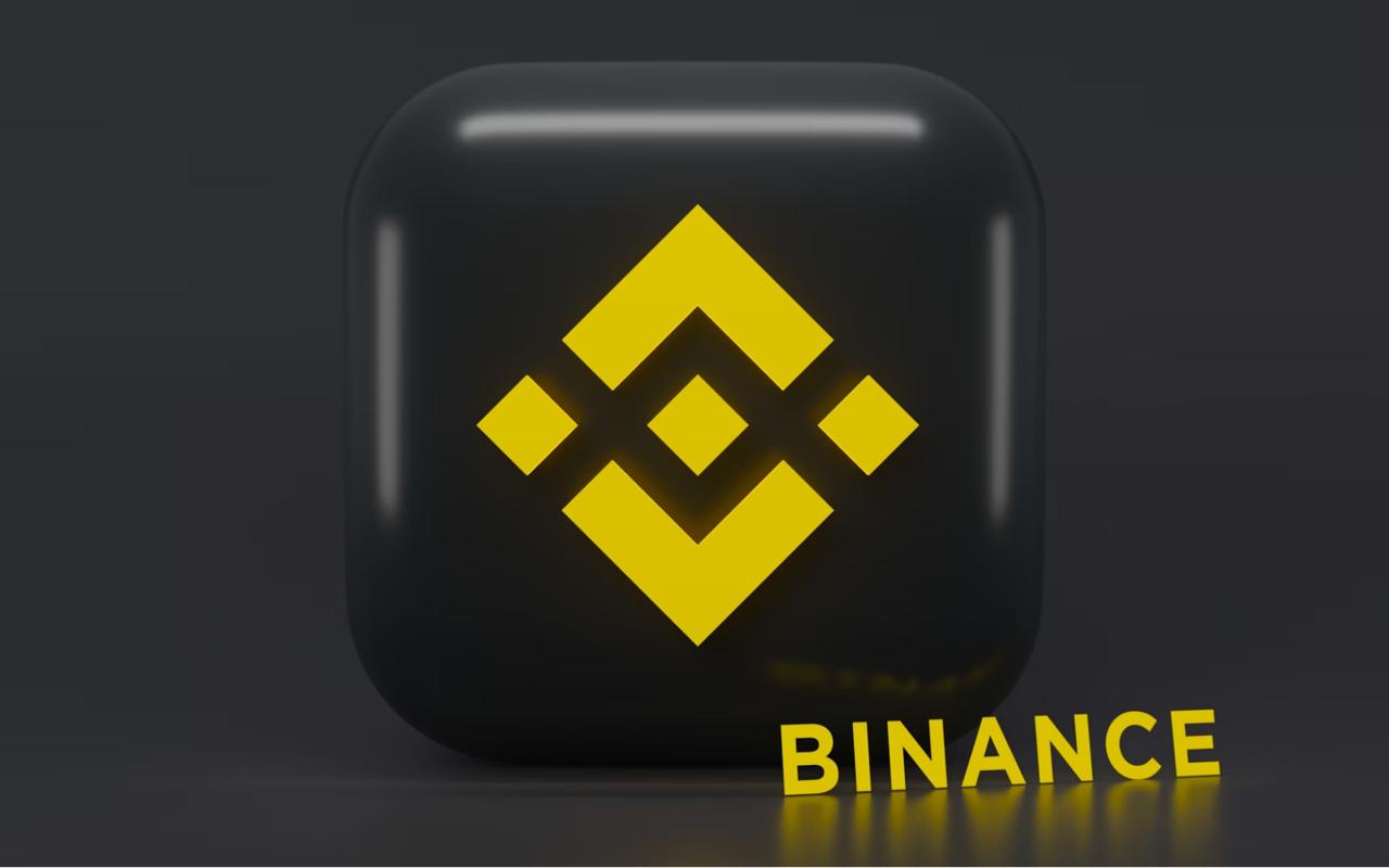 Binance logo, biggest crypto exchange in the world