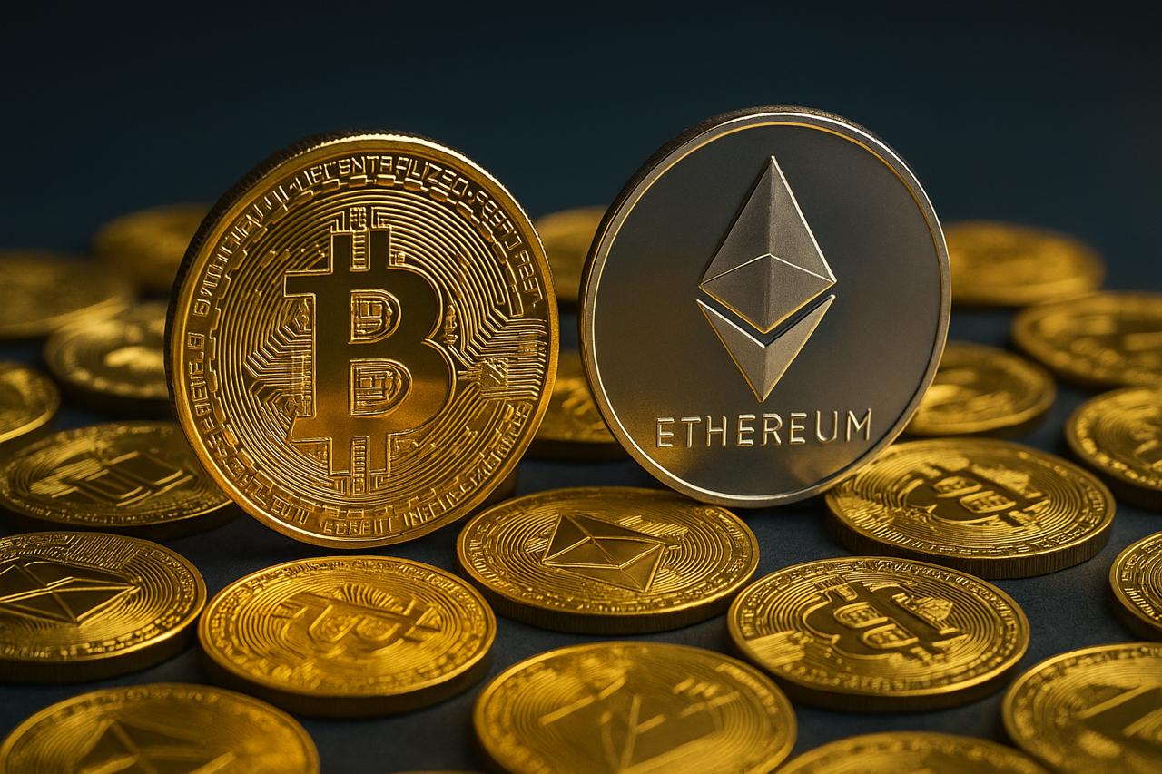 Ethereum-bitcoin-btc-eth-coin
